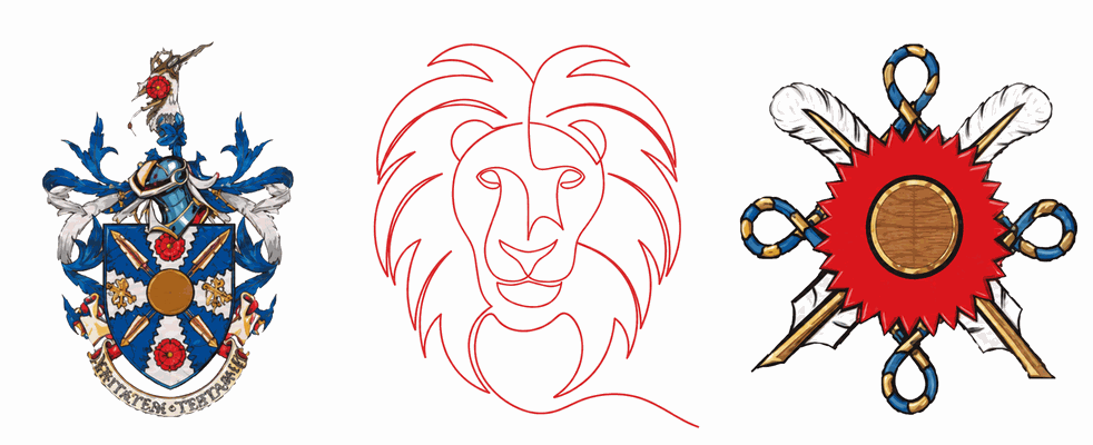 Strand Notary lion logo and Court of Arms crest